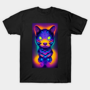 Another Psychedelic Cat T-Shirt